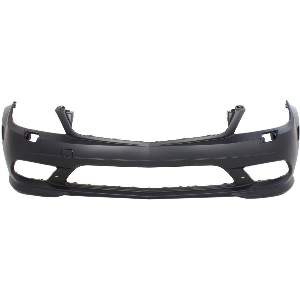 MERCEDES-BENZ C-CLASS SEDAN (204) FRONT BUMPER COVER PRIMED (SPORT)(LED DRL)(W/WASH)(WO/SEN)(EXC C63)(LED DRL)**CAPA** OEM#2048852938 2011 PL#MB1000420C