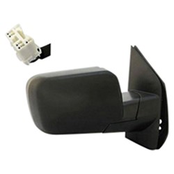 NISSAN(DATSUN) TITAN DOOR MIRROR RIGHT (Passenger Side) POWER/HEATED (TXT CVR)(W/O DUAL ARM)(SE) OEM#96301ZH10A 2006-2009 PL#NI1321174