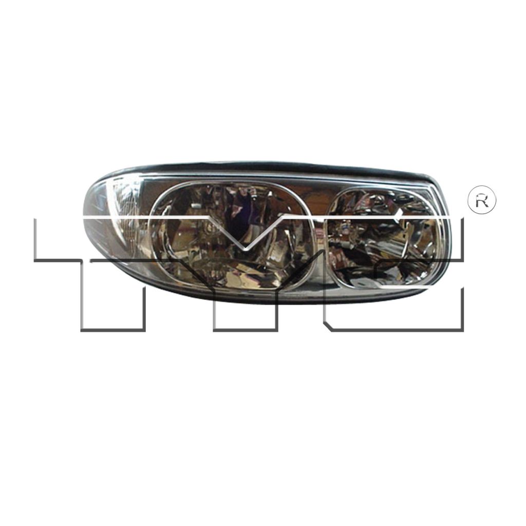 BUICK LE SABRE (FWD) HEAD LAMP ASSY RIGHT (Passenger Side) (CUSTOM) OEM#25769600-PFM 2001-2005 PL#GM2503209