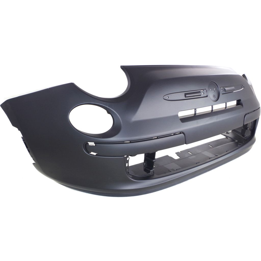 FIAT 500 2DOORS (FIAT) FRONT BUMPER COVER PRIMED (LOUNGE)(W/FOG)((W/CHR MLDG) OEM#1RZ55TZZAB 2012-2017 PL#FI1000103