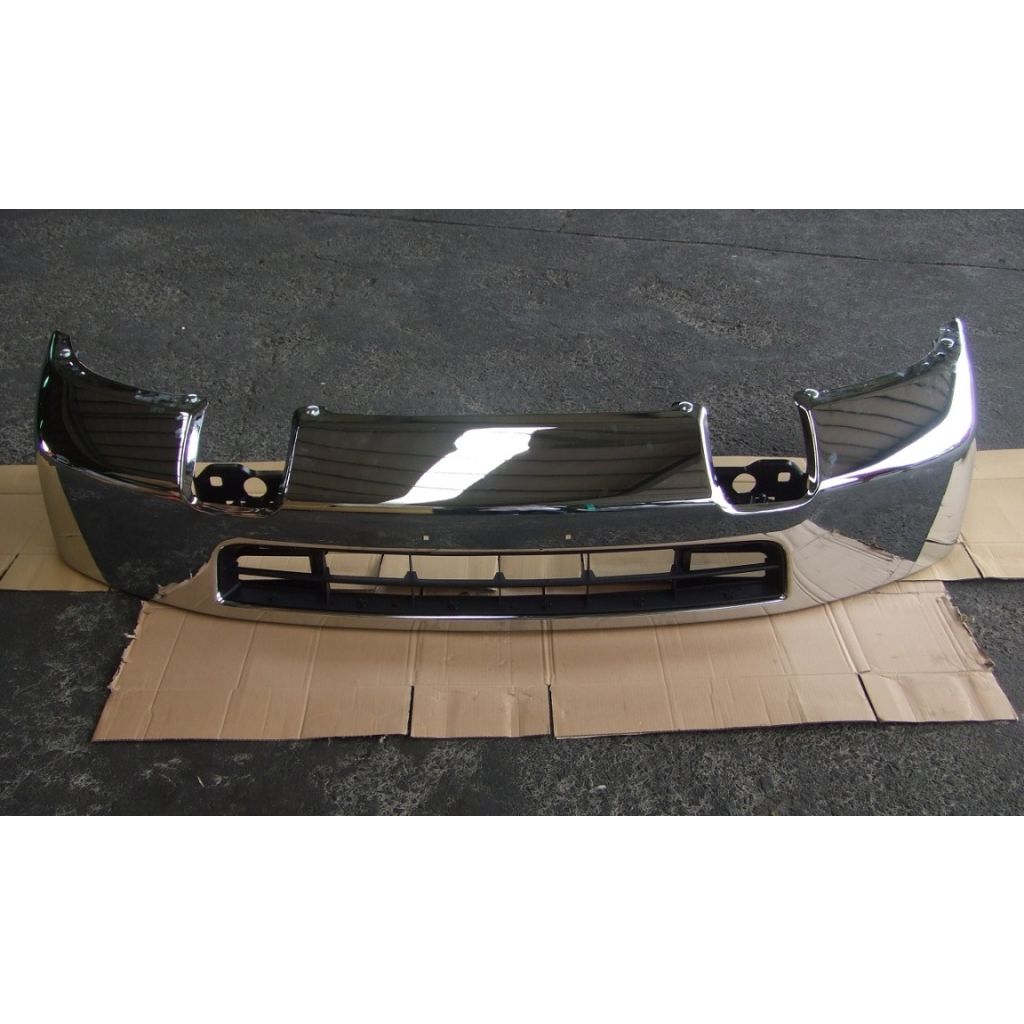 NISSAN(DATSUN) NV1500/2500/3500 FRONT BUMPER CHROME (WO/FOG)(WO/SENSOR) OEM#620221PA1A 2012-2021 PL#NI1002145