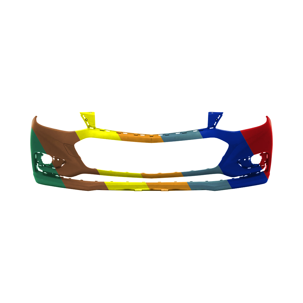 CHEVROLET CRUZE HATCHBACK FRONT BUMPER COVER PRIMED (WO/RS) OEM#84190084 2017-2018 PL#GM1000A01