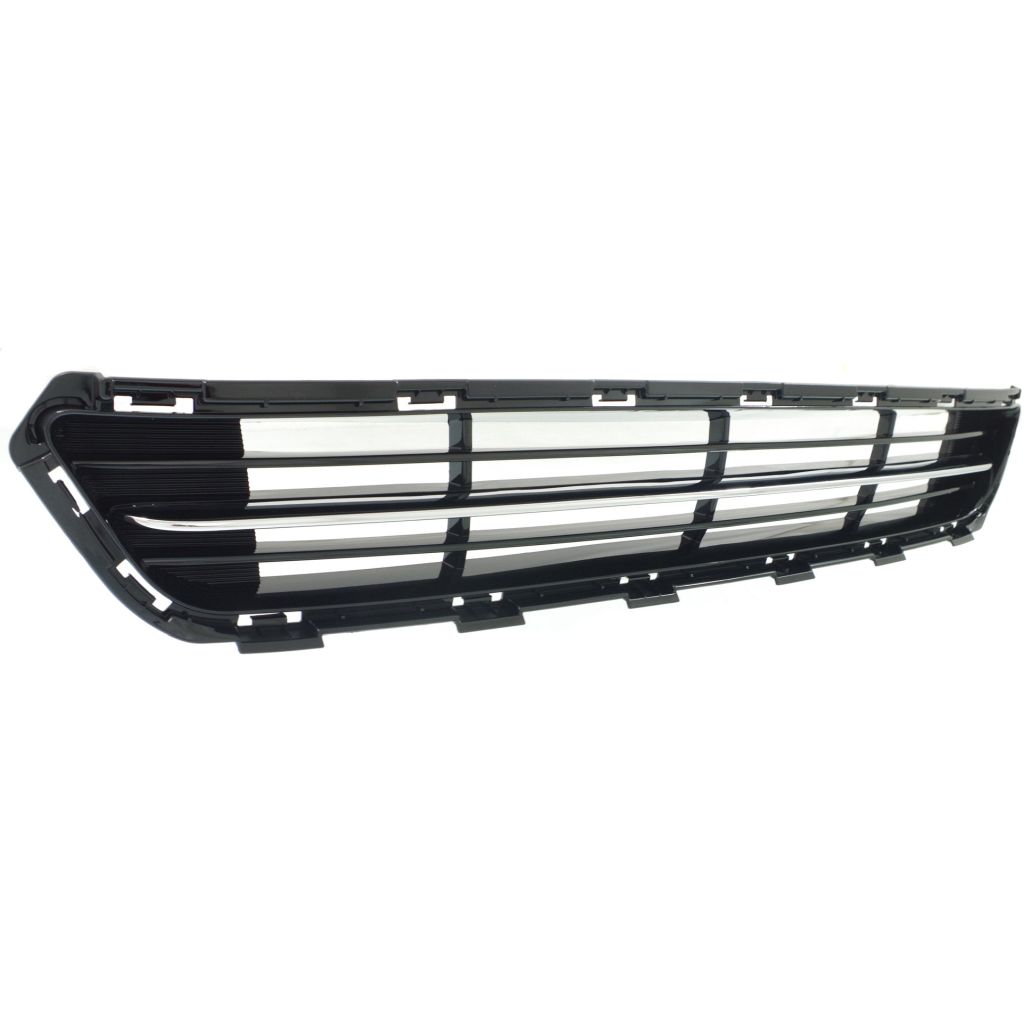 KIA OPTIMA FRONT BUMPER GRILLE BLACK W/CHR MOLDING (SX/SXL) OEM#865614C700 2014-2015 PL#KI1036120