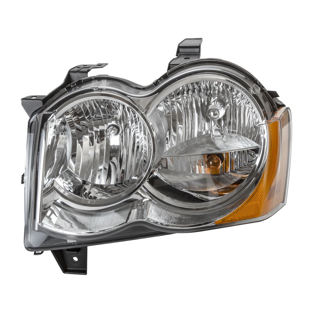 JEEP GRAND CHEROKEE HEAD LAMP ASSEMBLY LEFT (Driver Side) (HALOGEN) **CAPA** OEM#55157483AE 2008-2010 PL#CH2518131C