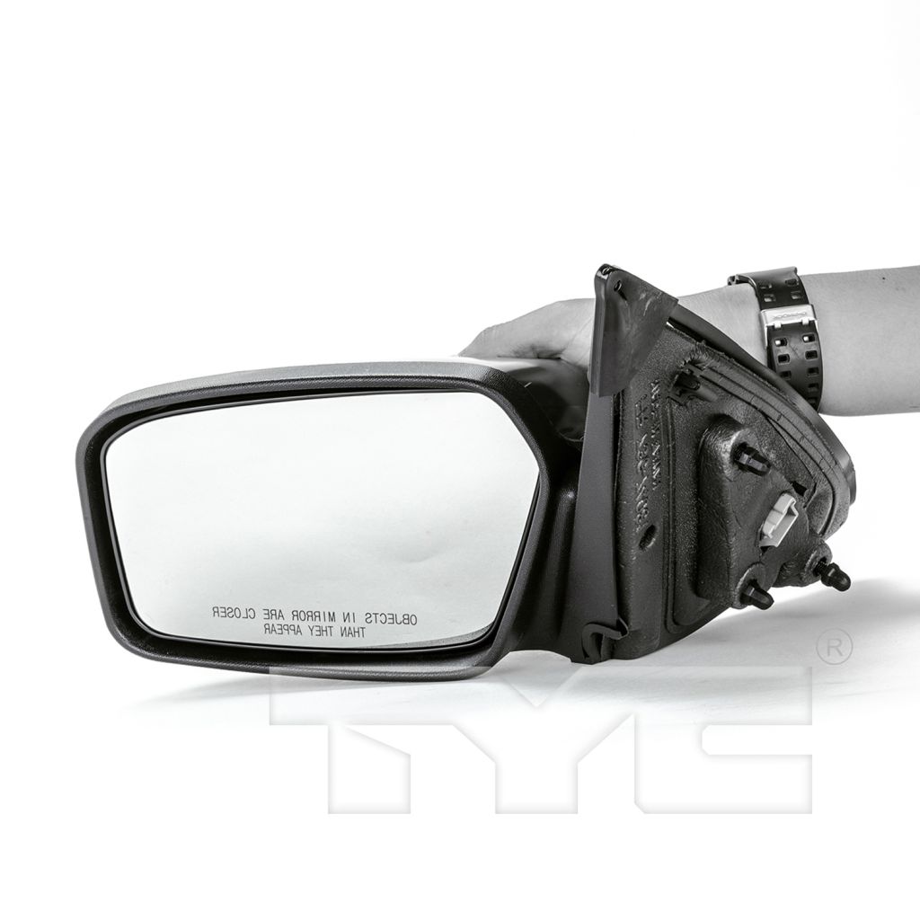 FORD FUSION DOOR MIRROR LEFT (Driver Side) POWER/ NOT HEATED (W/O LAMP)(TEXT CVR)(W/O SPOTTER) OEM#6E5Z17683A-PFM 2006-2009 PL#FO1320325