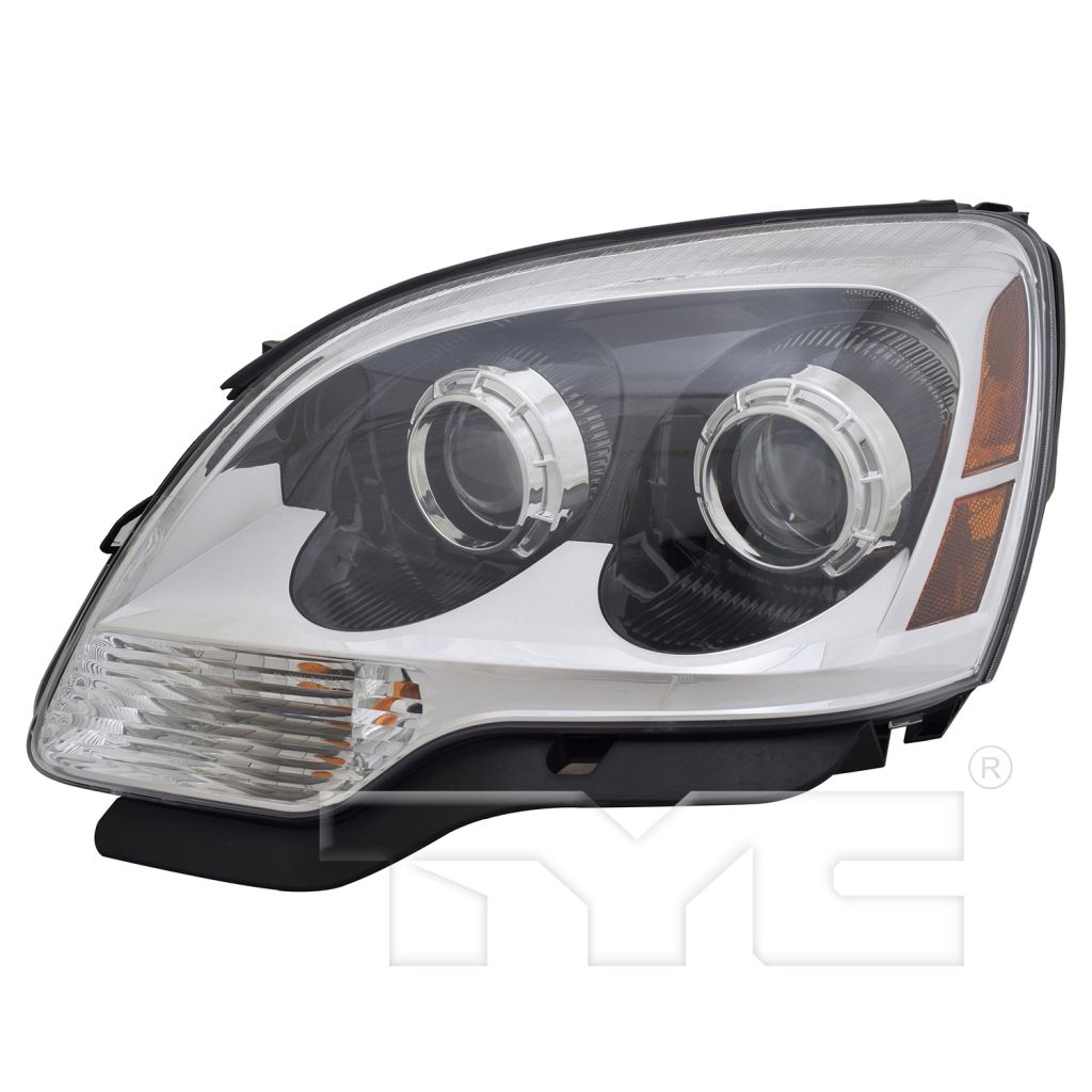 GM TRUCKS & VANS ACADIA / ACADIA LIMITED HEAD LAMP ASSEMBLY LEFT (Driver Side) (HALOGEN)(CLEAR PROJECTOR LENS) **CAPA** OEM#20912393 2008-2012 PL#GM2502358C