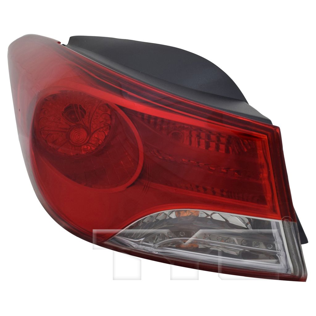 HYUNDAI ELANTRA SEDAN TAIL LAMP ASSEMBLY LEFT (Driver Side) (USA BUILT)(STD BULB) OEM#924013Y000 2011-2013 PL#HY2804119