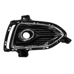 HYUNDAI ACCENT SEDAN FOG LAMP COVER RIGHT (Passenger Side) CHROME/BLACK (W/FOG) OEM#86522J0000 2018-2022 PL#HY1039145