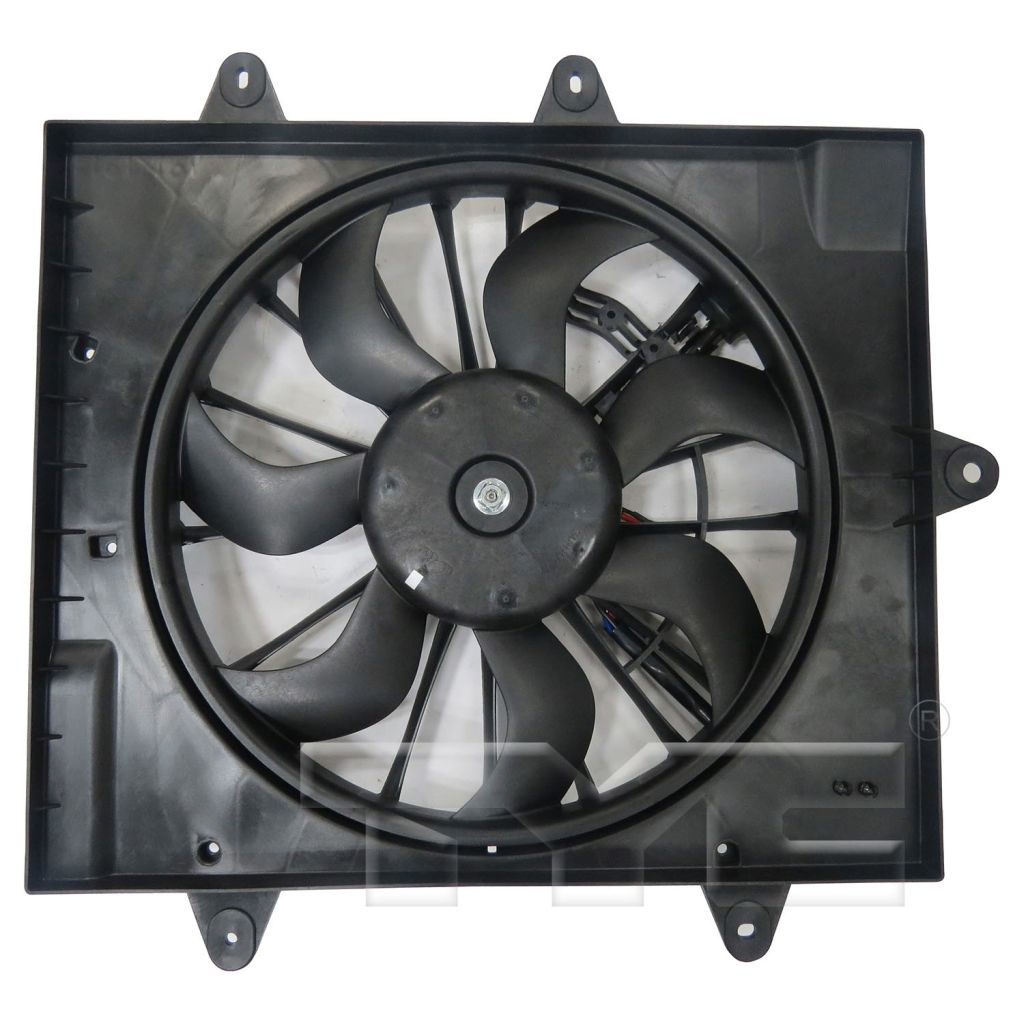 CHRYSLER PT CRUISER RADIATOR & A/C FAN ASSEMBLY (2.4L)(W/ TURBO)(SINGLE FAN) OEM#5127726AA 2004-2005 PL#CH3115144