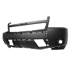 GM TRUCKS & VANS SUBURBAN (CHEVY) FRONT BUMPER COVER PRIMED (W/RECTANGULR FOG)(Z71 OFFROAD)**CAPA** OEM#25830185 2007-2014 PL#GM1000830C