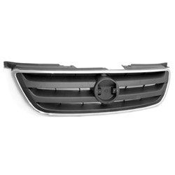 NISSAN ALTIMA GRILLE CHROME/GRAY**CAPA** OEM#620708J100 2002-2004 PL#NI1200197C