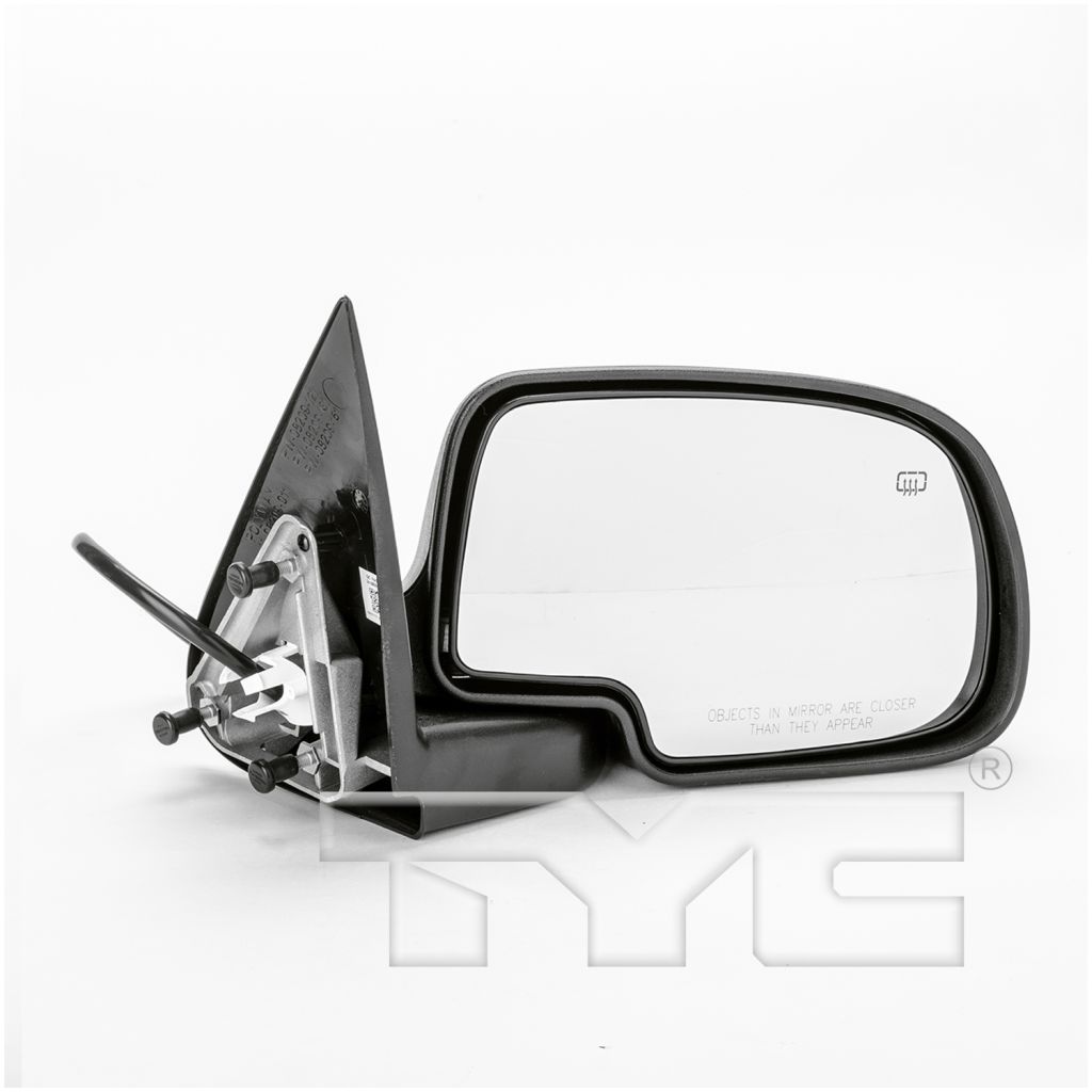 GM TRUCKS & VANS AVALANCHE DOOR MIRROR RIGHT (Passenger Side) PWR/HTD (WO/PUDDLE LAMP)(PTD CVR) OEM#GM1321226 2002 PL#GM1321226