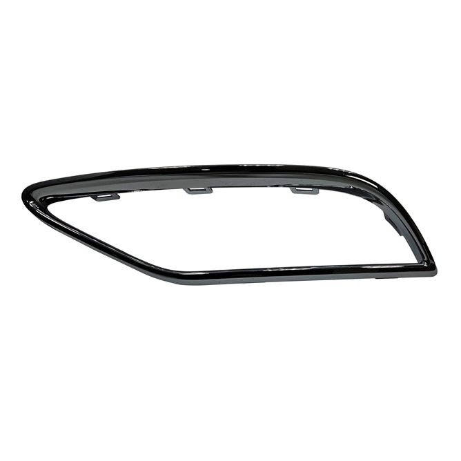 AUDI Q5 / Q5 E / SQ5 REAR BUMPER EXHAUST BEZEL RIGHT (Passenger Side) DARK-CHROME (Q5 WO/S-LINE W/BLACK OPTICS PKG) OEM#80A807834RN4 2018-2020 PL#AU1147109
