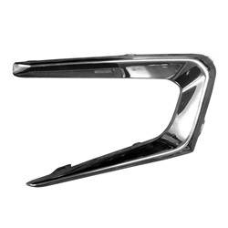 CHEVROLET MALIBU FRONT BUMPER GRILLE MLDG LEFT (Driver Side) CHROME (L/LS) OEM#23478375 2016-2018 PL#GM1038196