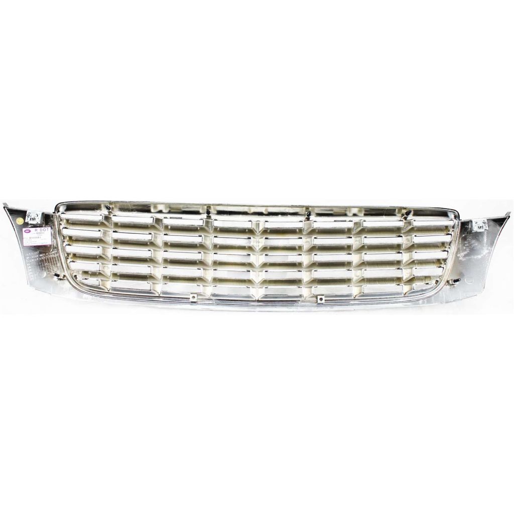 CADILLAC DEVILLE GRILLE CHR/GRAY (BASE W/O RPO-TL4) OEM#89025060 2000-2005 PL#GM1200502