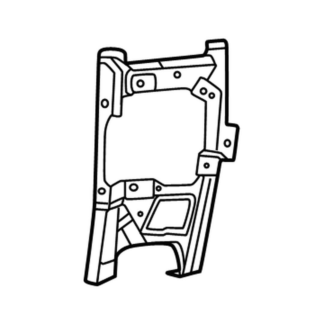 DODGE TRUCKS & VANS DODGE/PU R1500 (EXC TRX) FOG LAMP BRACKET OUTER PAIR (RH&LH)(STEEL) OEM#68566226AA 2025-2026 PL#CH1061125