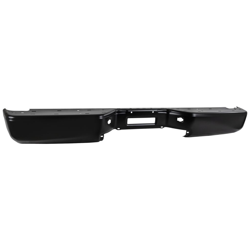 NISSAN(DATSUN) TITAN REAR STEP BUMPER FACE BAR BLACK (WO/SENSOR) **CAPA** OEM#850309FM0B 2004-2015 PL#NI1102152C