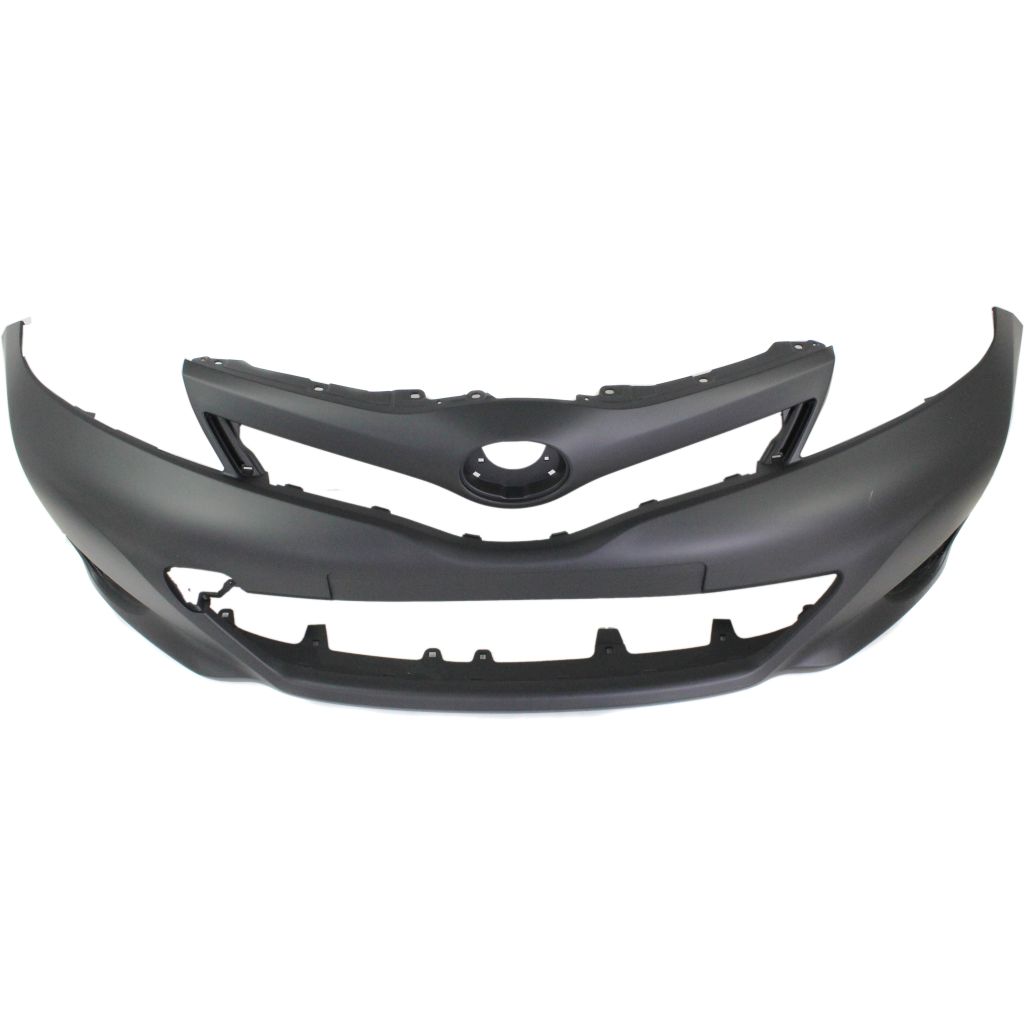 TOYOTA YARIS HATCHBACK(5DOORS) FRONT BUMPER COVER PRIMED (CE/L/LE)(JAPAN) OEM#5211952965 2012-2014 PL#TO1000381