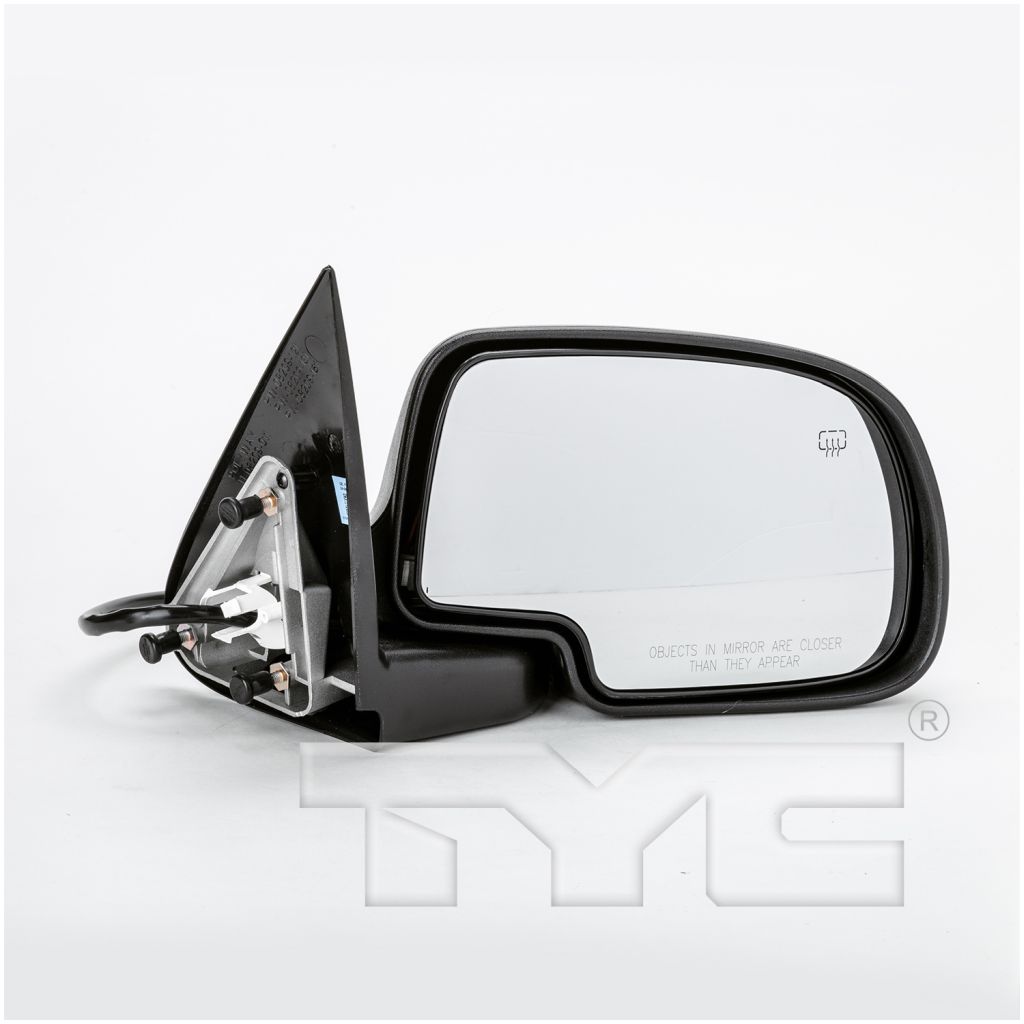 GM TRUCKS & VANS SIERRA/PU (GMC) (07 OLD STYLE) MIRROR RIGHT (Passenger Side) PWR W/HTD W/O LAMP (W/ CHROME CVR) OEM#15179830 1999-2002 PL#GM1321173