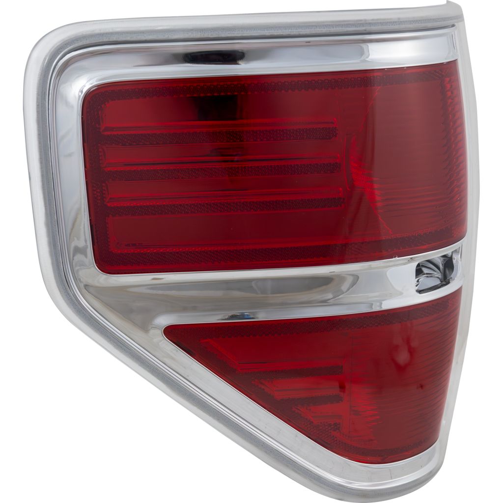 FORD TRUCKS & VANS FORD/PU F150 (EXC SVT RAPTOR) TAIL LAMP UNIT LEFT (Driver Side) (STYLESIDE)(CHROME TRIM) OEM#BL3Z13405B 2009-2014 PL#FO2818143