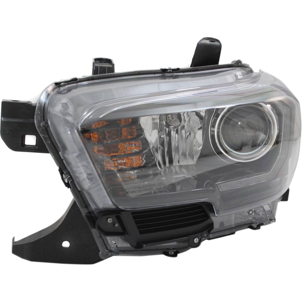 TOYOTA TACOMA HEAD LAMP ASSY LEFT (Driver Side) (W/LED DRL)(BLACK BEZEL)(TRD-PRO)(HALOGEN HEAD LAMP) OEM#8115004280 2018-2019 PL#TO2502254