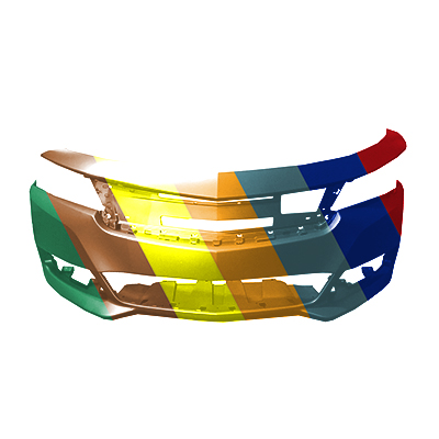 CHEVROLET IMPALA (NEW)(4pc T/L) FRONT BUMPER COVER PRIMED (LTZ/PREMIER)(W/ADAPTIVE CRUISE) OEM#22990036 2014-2020 PL#GM1000943