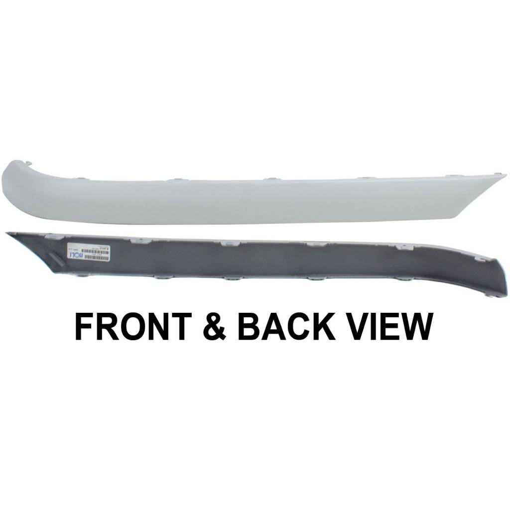 MERCEDES-BENZ C-CLASS SEDAN/WAGON (203) REAR BUMPER STRIP OUTER RIGHT (Passenger Side) PRIMED (SD)(W/O AMG)(WO/SENSOR) OEM#2038852621 2001-2007 PL#MB1159107