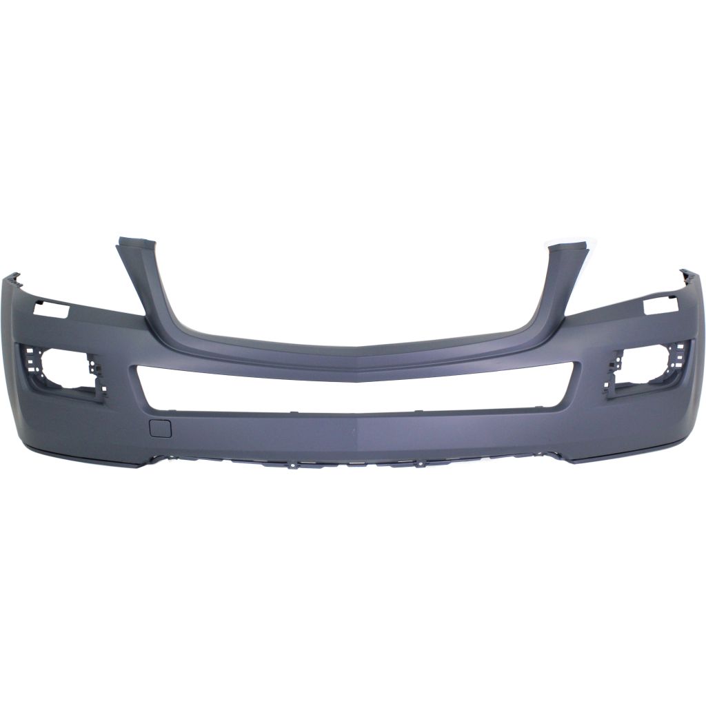 MERCEDES-BENZ GL-CLASS (164) FRONT BUMPER COVER PRIMED 320/450 (OVAL FOG)(W/ WASHER)(WO/SENSOR)(W/ CURVE LIGHT) OEM#16488552259999 2007-2009 PL#MB1000255