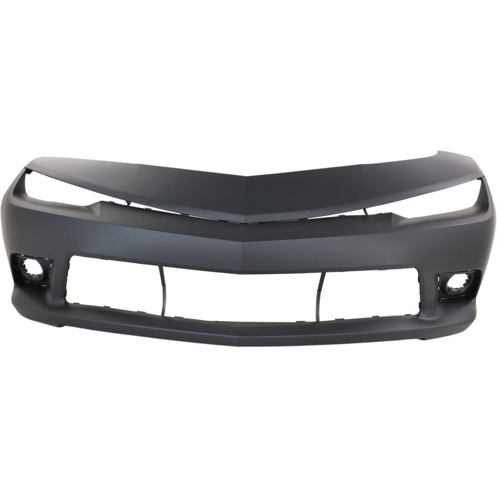 CHEVROLET CAMARO COUPE FRONT BUMPER COVER PRIMED (SS)(WO/RS PKG)(WHITE SS BADGE) OEM#22997719 2014-2015 PL#GM1000966
