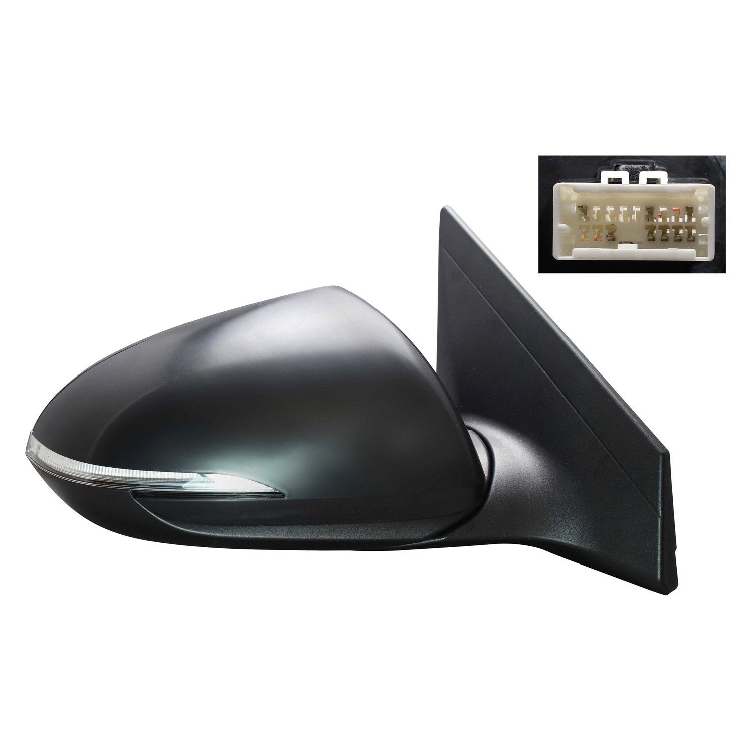 HYUNDAI ELANTRA SEDAN DOOR MIRROR RIGHT (Passenger Side) PWR/HTD/SIGNAL (W/BSD)(WO/MEMORY) OEM#87620F3030 2017-2018 PL#HY1321252
