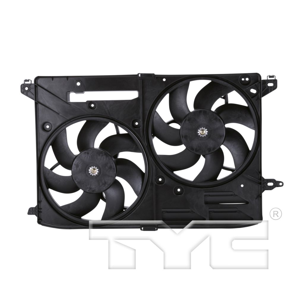 FORD FUSION RADIATOR & A/C FAN ASSEMBLY (DUAL FAN) 1.6L OEM#DG9Z8C607B 2013-2016 PL#FO3115196