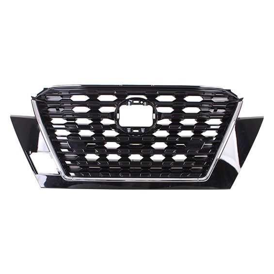 NISSAN(DATSUN) KICKS GRILLE PTD-BLACK W/CHROME MLDG (S/SV)(WO/CAMERA) OEM#623109VC5A 2021-2024 PL#NI1200324