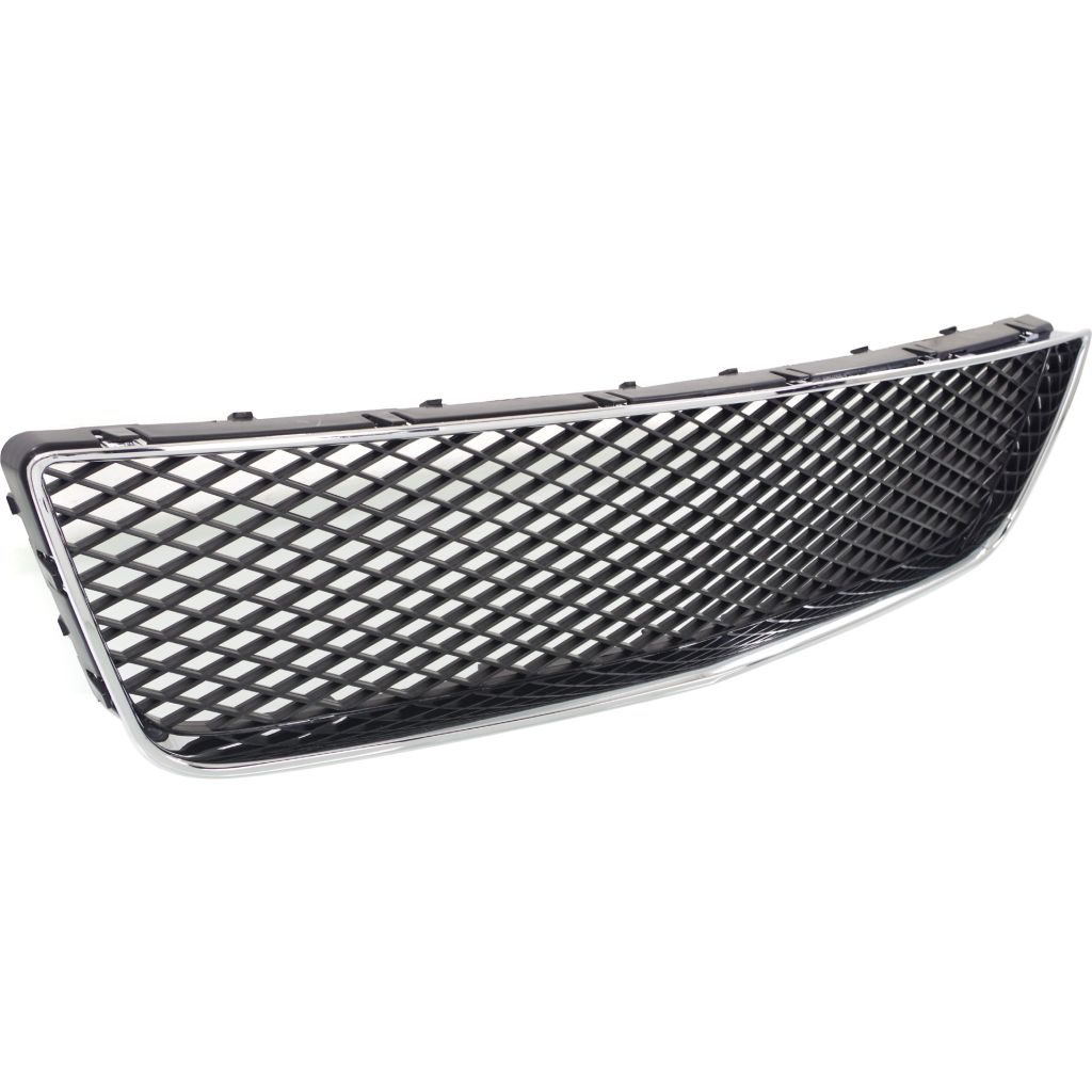 CHEVROLET IMPALA / IMPALA LIMITED (2pc T/L) FRONT BUMPER GRILLE CHR/DK-GRAY (MESH) OEM#10333712 2006-2016 PL#GM1036107