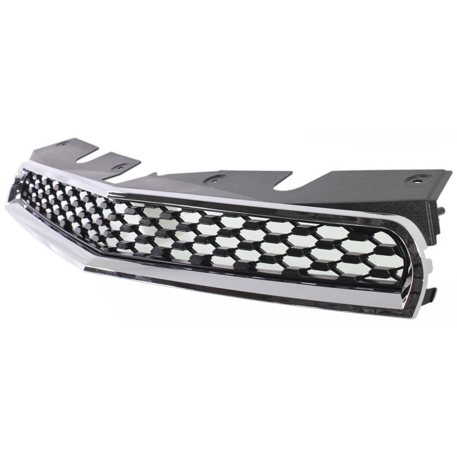 GM TRUCKS & VANS EQUINOX GRILLE UPPER CHR/BLK (VENTED)**CAPA** OEM#25798744 2010-2015 PL#GM1200622C