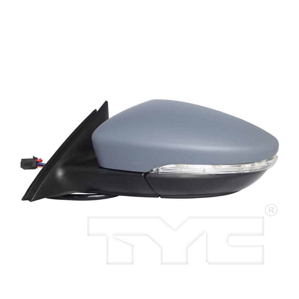 VOLKSWAGEN PASSAT DOOR MIRROR LEFT (Driver Side) PWR/HTD/SIGNAL/M-FOLD (WO/BLIS) OEM#561857507BD9B9-PFM 2016-2021 PL#VW1320162