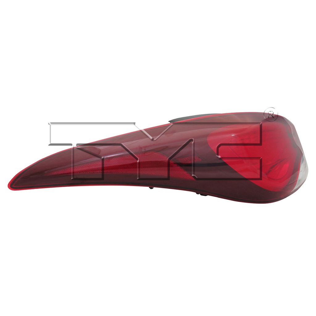HYUNDAI ELANTRA SEDAN TAIL LAMP ASSEMBLY LEFT (Driver Side) (OUTER)(USA)(STD BULB) **CAPA** OEM#924013Y500 2014-2016 PL#HY2804131C