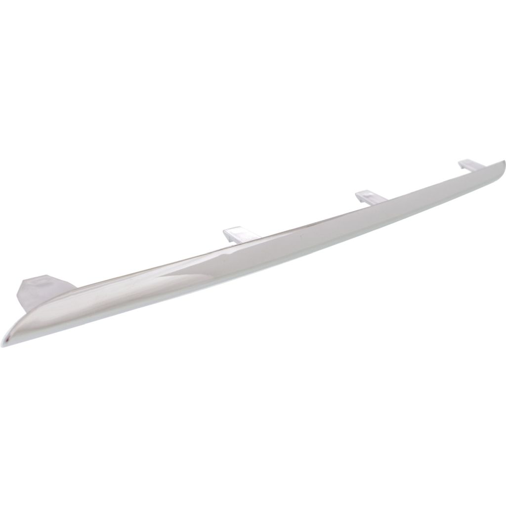 MERCEDES-BENZ E-CLASS HYBRID (E400) GRILLE COVER MOLDING UPPER LEFT (Driver Side) CHROME (W/CENTER GRILLE EMBLEM) OEM#2128852321 2014-2015 PL#MB1212100