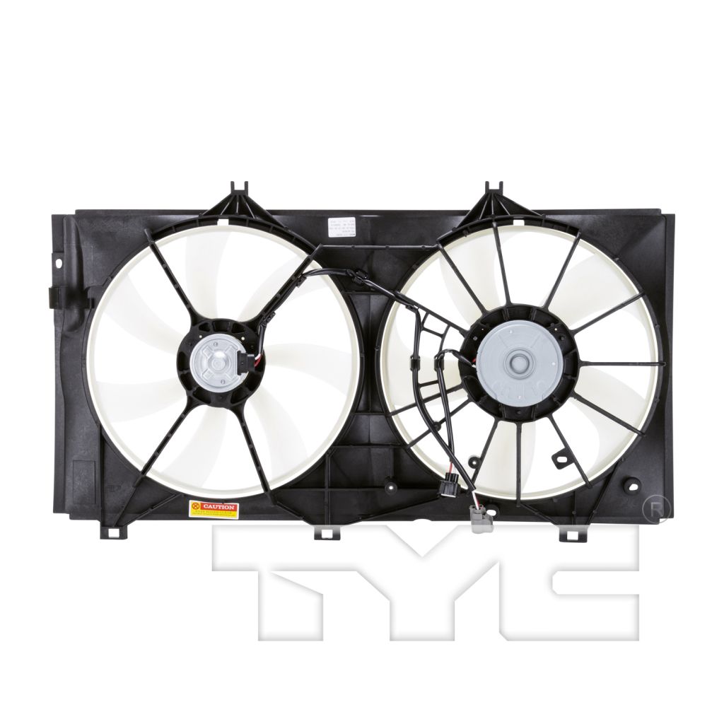 TOYOTA VENZA RADIATOR & A/C FAN ASSEMBLY (3.5L) (W/TOW PKG)(DUAL FAN) OEM#163630P030-PFM 2009-2016 PL#LX3115113