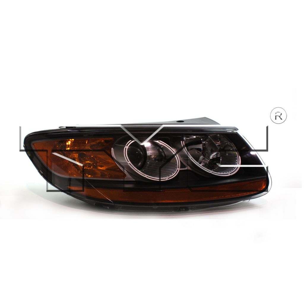 HYUNDAI SANTA FE HEAD LAMP ASSEMBLY RIGHT (Passenger Side) (FROM:7-11-07)(3 BULBS TYPE)**CAPA** OEM#921020W060 2007-2009 PL#HY2503150C