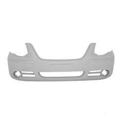 CHRYSLER TOWN & COUNTRY FRONT BUMPER COVER PRM(119"WB W/FOG & CHROME MLDG) OEM#5139121AA 2005-2007 PL#CH1000433