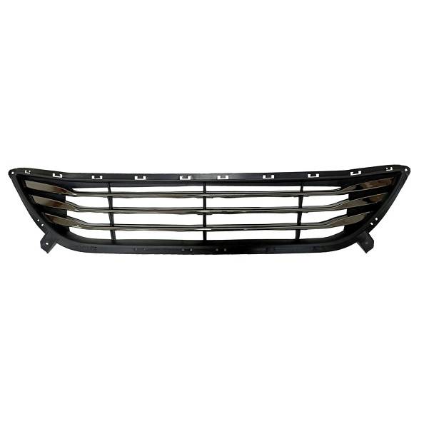 HYUNDAI ELANTRA SEDAN FRONT BUMPER GRILLE W/CHROME BAR W/LWR OUTER CHROME MLDG (USA BUILT) OEM#865603Y200 2011-2013 PL#HY1036125