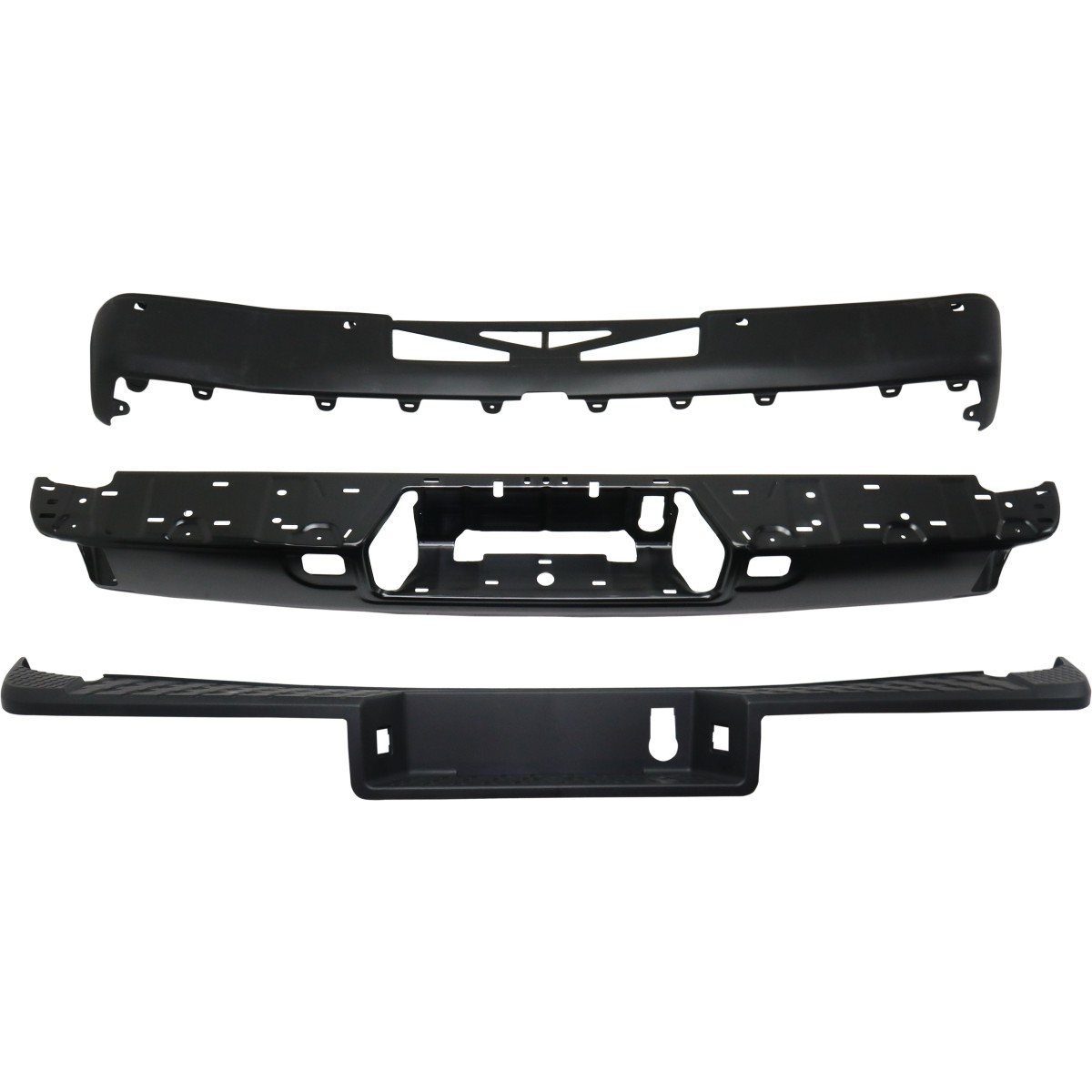 NISSAN TITAN REAR STEP BMP W/STEP PAD W/COVER (W/SENSOR)(W/BSD)(W/TOW HITCH)(PLSTIC COVER TYPE) OEM#85030EZ30C-PFM 2017-2019 PL#NI1103131