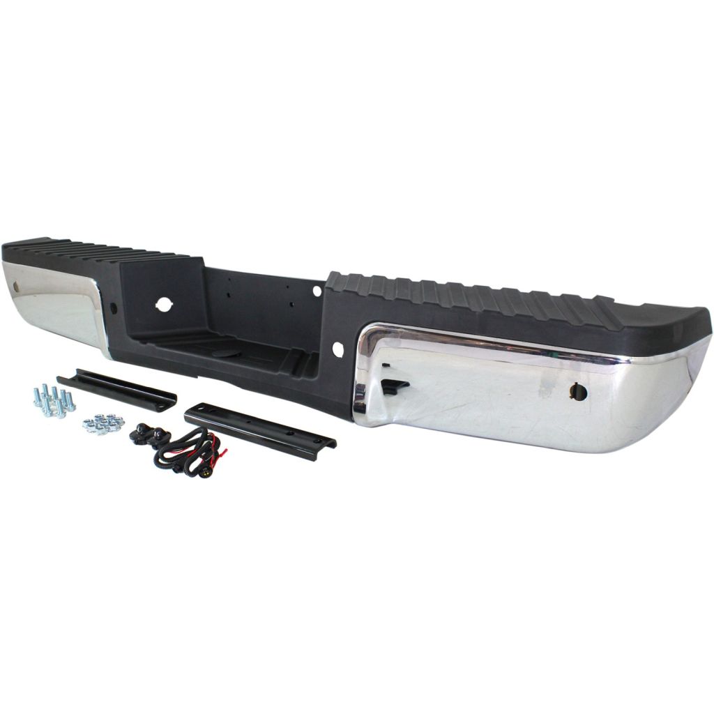 FORD TRUCKS & VANS FORD/PU F250/350/450 (SUPER DUTY) STEP BUMPER ASSY CHROME W/BLACK PAD (W/SENSOR)(WO/BRKT) OEM#9C3Z17906D-PFM 2011-2012 PL#FO1103150