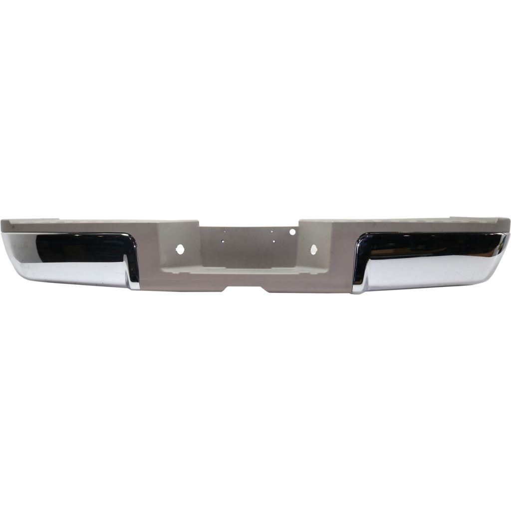 FORD TRUCKS & VANS FORD/PU (F250/350/450) Super Duty REAR STEP BUMPER ASSEMBLY CHROME W/BLK PAD (WO/SENSOR) OEM#9C3Z17906B-PFM 2013-2016 PL#FO1103181