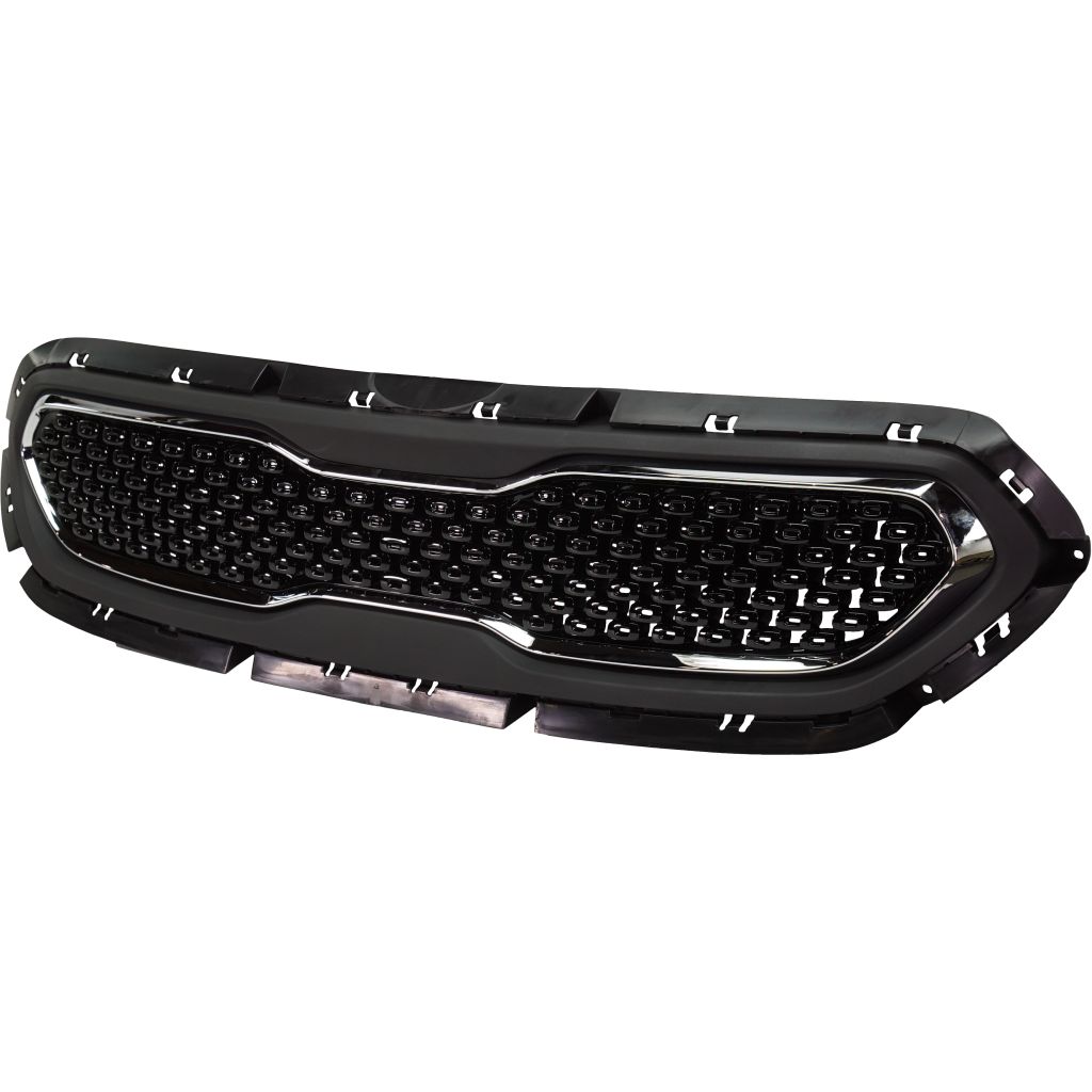 KIA NIRO GRILLE CHROME FRAME/BLACK INNER (LX/FE/EX/S TOURING) OEM#86350G5000 2017-2019 PL#KI1200200
