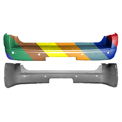 FORD TRUCKS & VANS EXPLORER REAR BUMPER COVER PRM( XLT )(W/O FLARE) W/Sensor OEM#4L2Z17K835DAB 2004-2005 PL#FO1100374