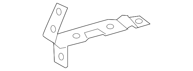 AUDI A5 4DOORS SPORTBACK FENDER BRACKET LEFT (Driver Side) (Driver Side) (END PLATE) OEM#8W6821091 2018-2025 PL#AU1244114