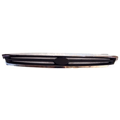 KIA RIO GRILLE ASSY CHROME OEM#0K34A50710 2001-2002 PL#KI1200101
