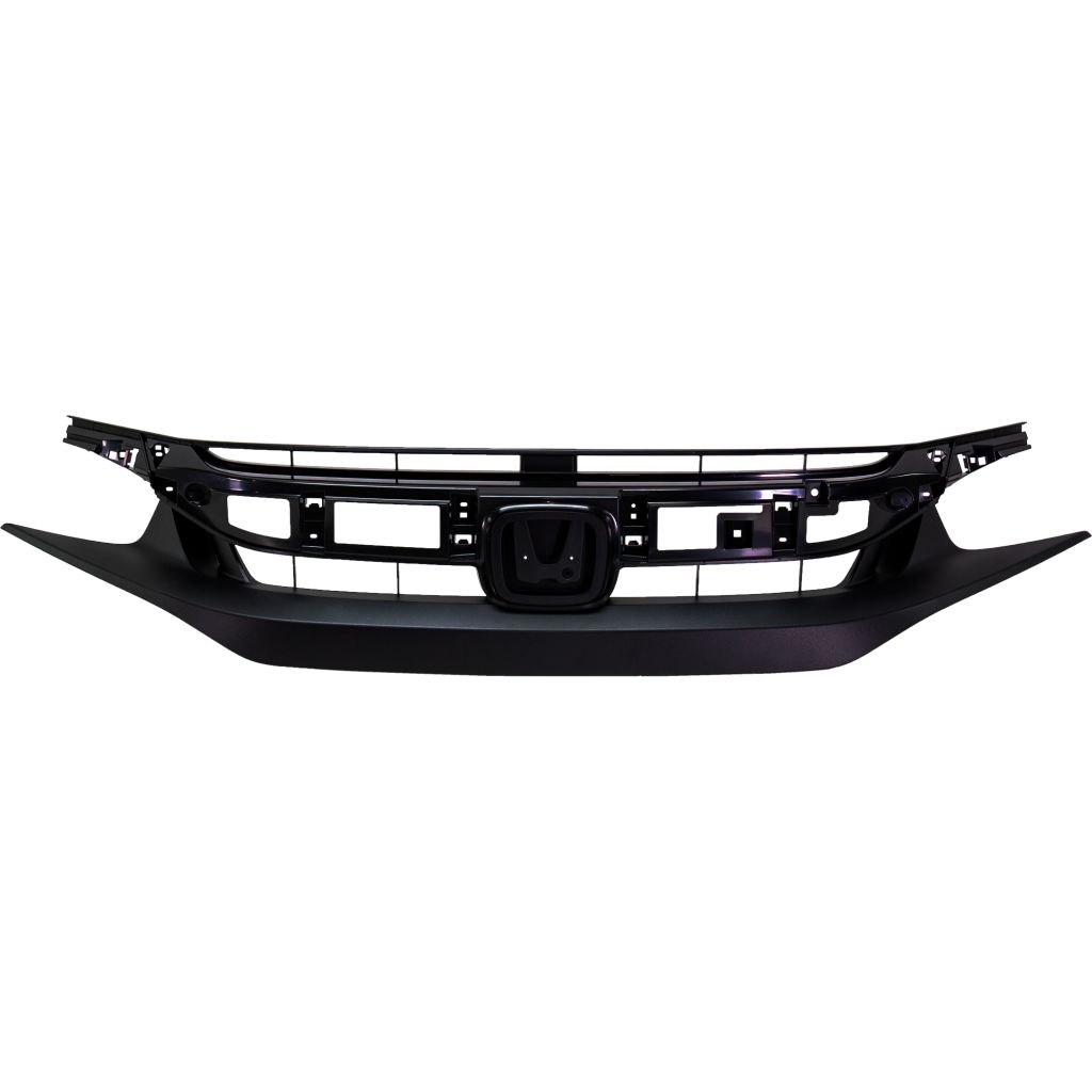 HONDA CIVIC COUPE GRILLE TEXT-BLACK (EXC SI) OEM#71121TBAA51 2019-2021 PL#HO1200241