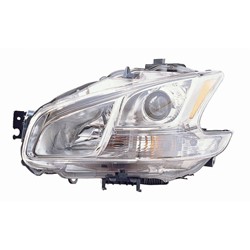 NISSAN(DATSUN) MAXIMA HEAD LAMP ASSEMBLY LEFT (Driver Side) (HALOGEN)**CAPA** OEM#260609N00A 2009-2015 PL#NI2502177C